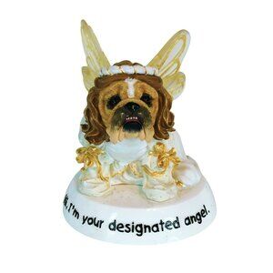 Zelda Wisdom Westland Your Designated Angel 2004 Bulldog 4" Figurine #4856